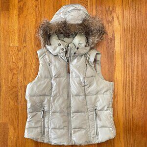Eddie Bauer Yukon Goose Down EB550 Puffer Vest Womens Size XL Light Blue